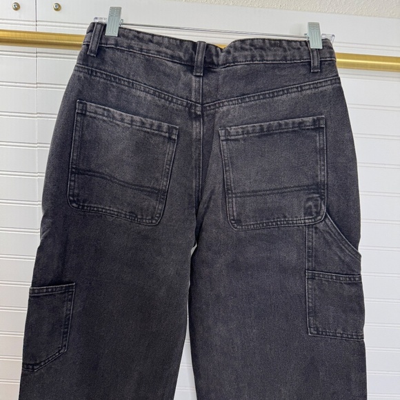 NEW Editked Ayla Low Rise Carpenter Jeans Black Small - Picture 4 of 12